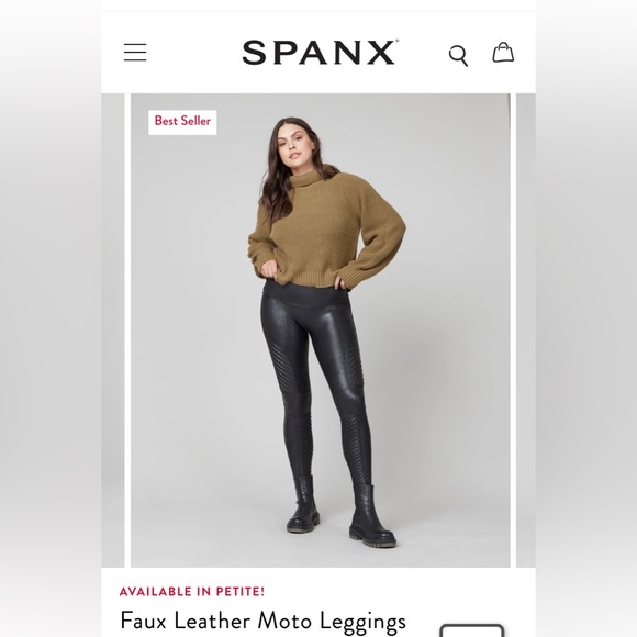 spanx moto leggings size medium - Picture 1 of 9